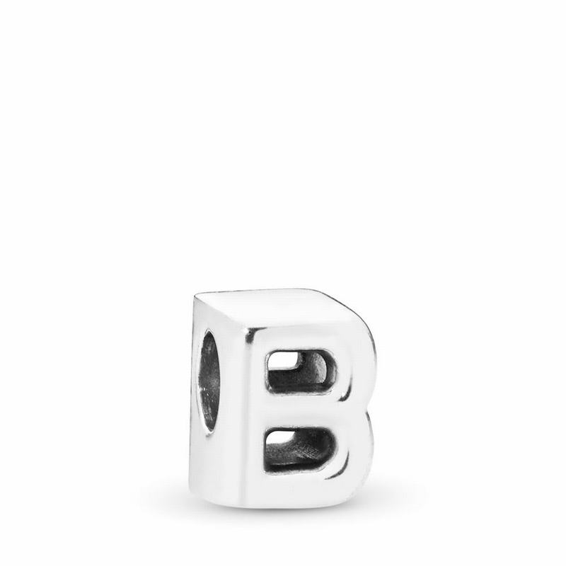 Pandora Letter B Charm Outlet NZ, Sterling Silver (572419-NVX)